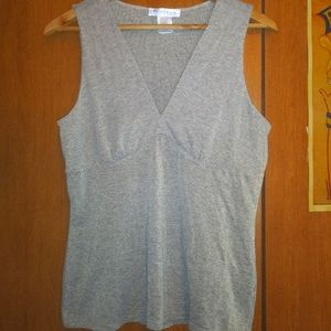 White House Black Market sleeveless top. Size L